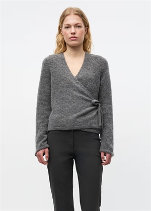 Enada ls v-n knit 7216 Dark Grey Mel. Envii